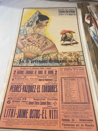 Cartel Toros Talavera de la Reina 1964