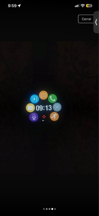 Smartwatch MyKronoz ZeRound 2 Negro + Cargador