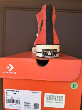 Converse Chuck Taylor Rosse Taglia 41.5