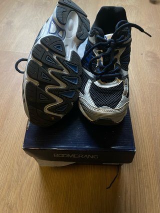 Zapatillas deportivas Boomerang negras y azules