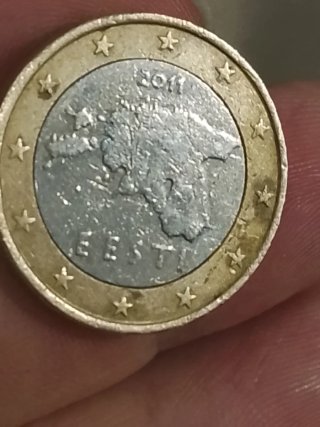 Moneda 1 Euro Estonia 2011