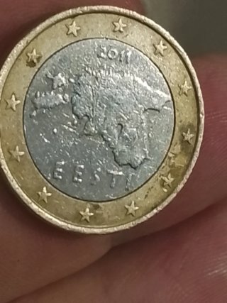 Moneda 1 Euro Estonia 2011