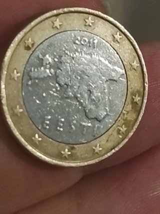 Moneda 1 Euro Estonia 2011