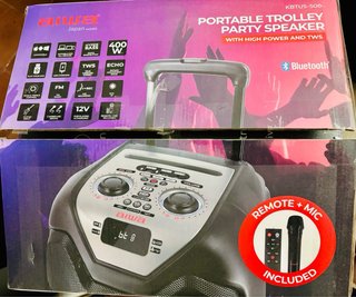 Altavoz Karaoke Aiwa Portátil Trolley 400W