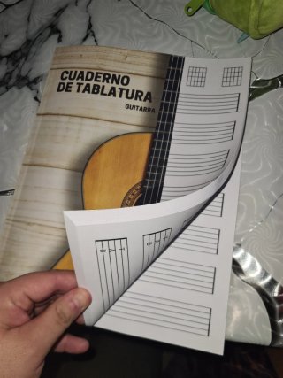 Cuaderno de Tablatura para Guitarra