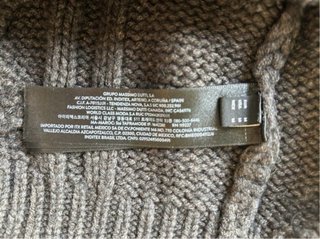 Jersey de ochos Massimo Dutti gris