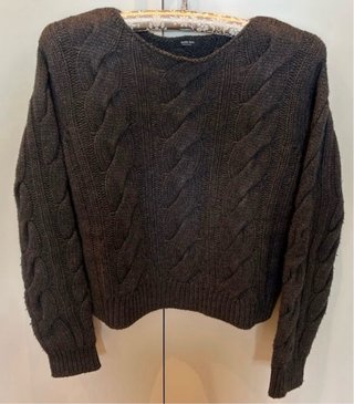 Jersey de ochos Massimo Dutti gris