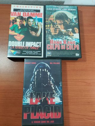 VHS: Double Impact, Hong Kong, Lake Placid
