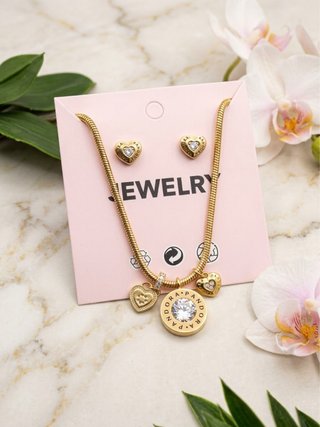Conjunto de Joyería Pandora Dorado