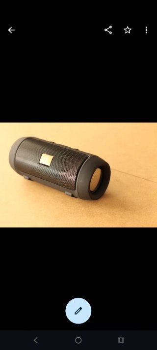 Altavoz Portátil Inalámbrico Negro