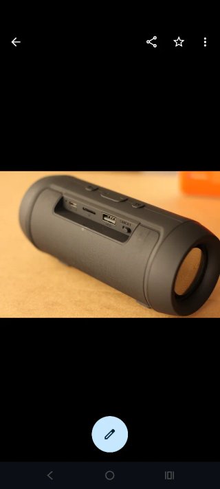 Altavoz Portátil Inalámbrico Negro