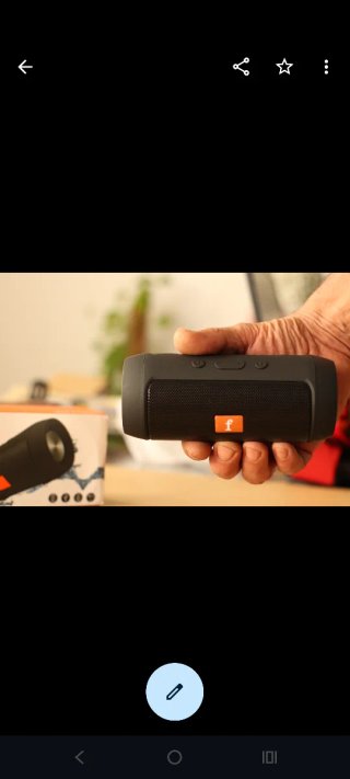 Altavoz Portátil Inalámbrico Negro