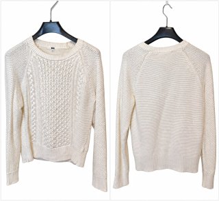 Jersey Uniqlo Blanco Talla M
