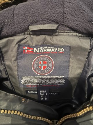 Chaqueta Geographical Norway Negra