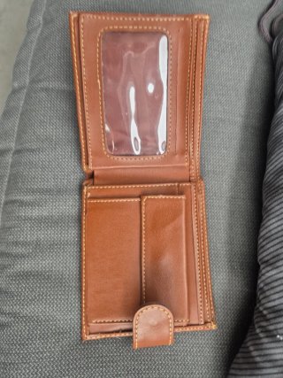 Cartera de Hombre Xiangying Marrón
