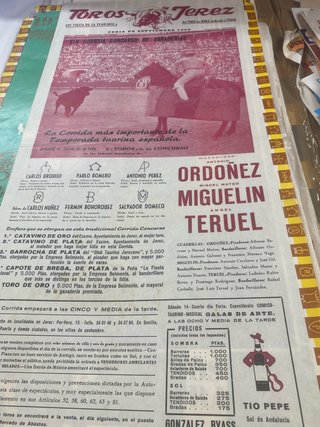 Toros Jerez 1968 Concurso Ganaderías