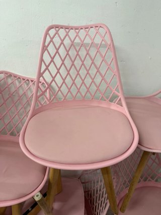 Sillas Rosas Diseño Rombo