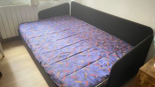 Sofá Cama Extensible de Dos Plazas.