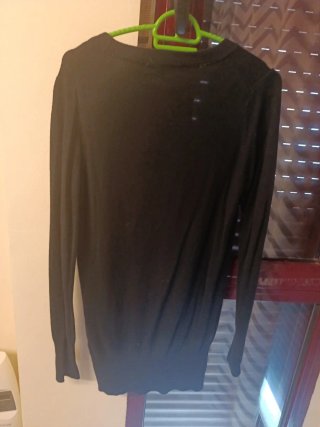Chaqueta de punto Zara negra Talla XS