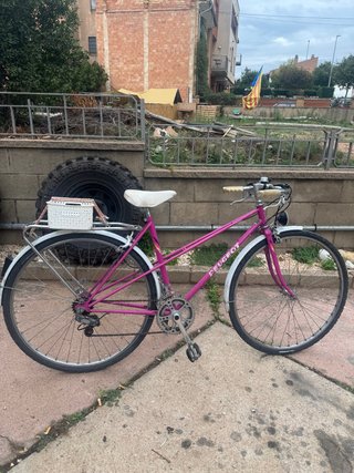 Bicicleta Peugeot Clásica Rosa