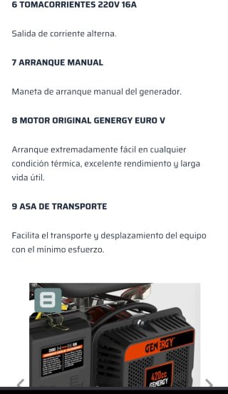 Generador Feroe 4600w