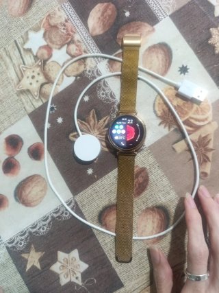 Reloj Inteligente Dorado