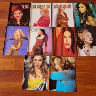 Lote de 10 revistas Icon de Madonna