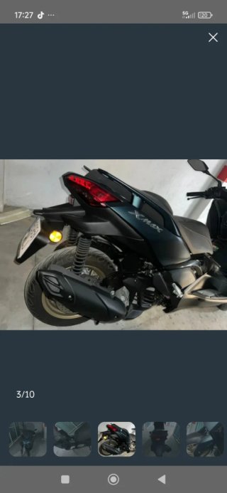 Yamaha X-Max 125 con variador polini y cúpula depo