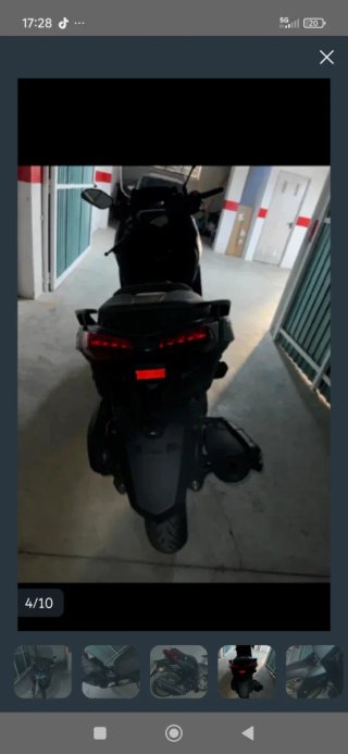 Yamaha X-Max 125 con variador polini y cúpula depo