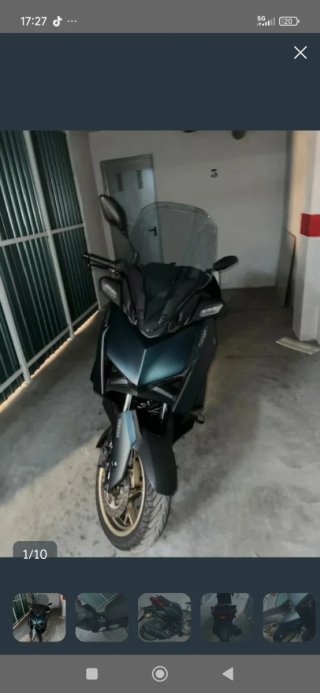 Yamaha X-Max 125 con variador polini y cúpula depo
