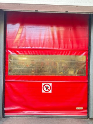 Puerta Taller Rápida Openlux Roja