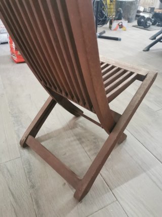 Silla de madera Teka para niñ@s