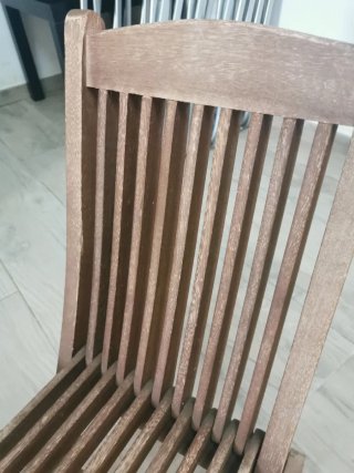Silla de madera Teka para niñ@s