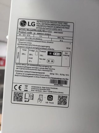 Nevera LG 203..m Smart Inverter Nueva Con Tara