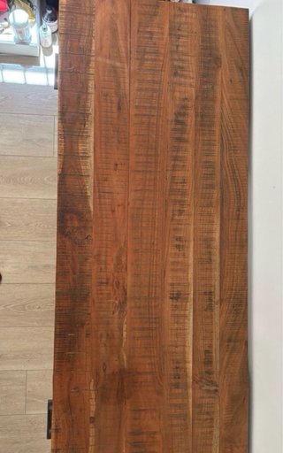 Escritorio de Madera de Acacia y Metal