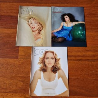 Lote de 3 revistas Icon de Madonna