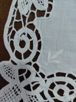 Runner in lino veneziano fatto a mano 110x35cm