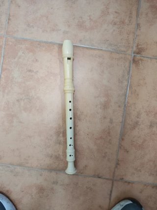 Flauta dulce de plástica desmontable