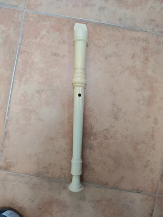 Flauta dulce de plástica desmontable