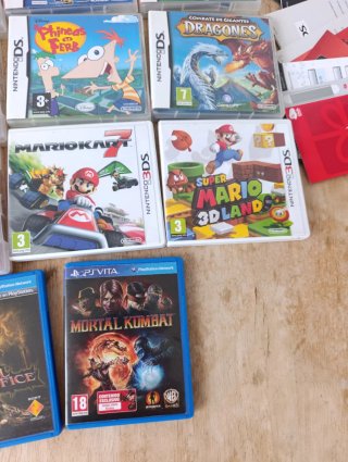 Lote Ps vita Nintendo Ds 3Ds Psp