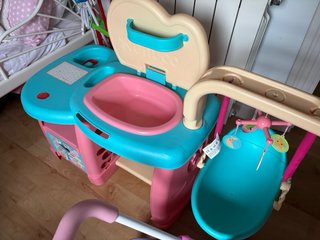 Carrito Muñecas Peppa Pig + Cambiador