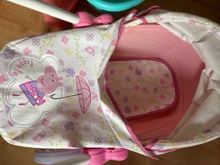 Carrito Muñecas Peppa Pig + Cambiador