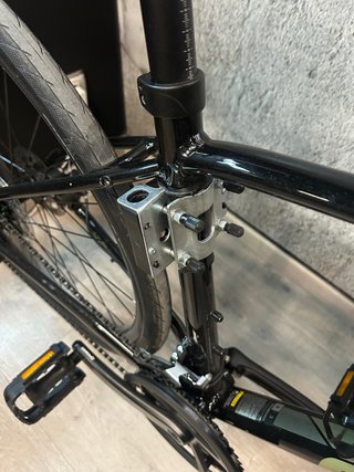 Bicicleta de paseo negra