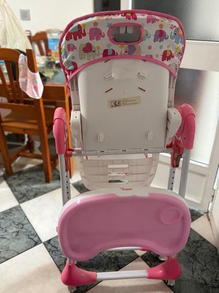 Trona Asalvo bebé elefantes rosa