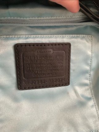 Bolso Coach Canvas