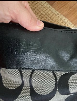 Bolso Coach Canvas