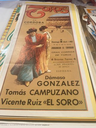 Cartel Toros Córdoba 1982