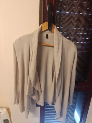 Chaquetilla punto beige talla S