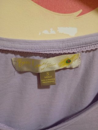 Top Lila Estilo Y2K Talla S