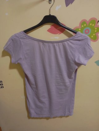 Top Lila Estilo Y2K Talla S